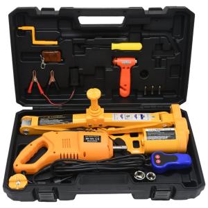 Macaco Elétrico Automotivo 12DC até 3T Suporta Carro e SUV Chave Controle Remoto, MARCHINN, Amarelo