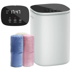 Aquecedor de Toalha Elétrico 26L com Display de LED e Configurações de Temporizador, 110V, DOACE, Branco