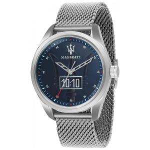 Relógio Masculino com Pulseira de Aço Inoxidável com Fecho Inteligente Modelo, MASERATI R8853112002, Prateado