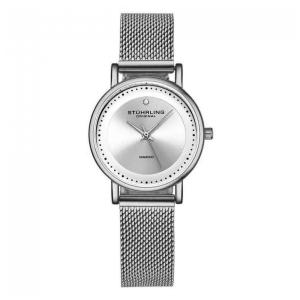 Relógio Feminino Stuhrling Lady Casatorra Elite 4005 Quartzo 29mm, Prata