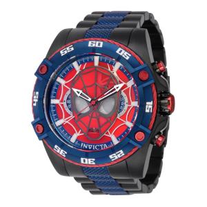 Relgio masculino Marvel Spiderman 52 mm. Preto. Azul 41255