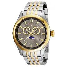 Relógio Masculino Vintage, Invicta 36255, Prata e Dourado