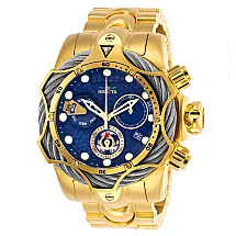 Relógio Masculino Reserve Venom, Invicta 26655, Dourado e Azul