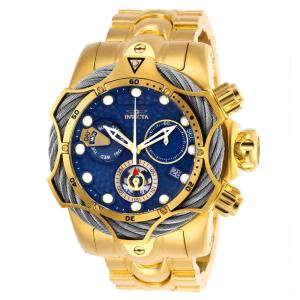 Relógio Masculino Reserve Venom, Invicta 26655, Dourado e Azul