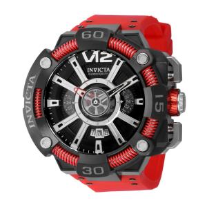 Relógio Masculino Analógico de Quartzo 58mm, Invicta S1 Rally 37655, Vermelho