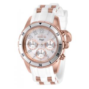 Relógio Feminino Invicta Angel 40mm em Ouro Rosa e Branco 38755