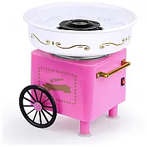 Nueven Máquina de Algodão Doce Vintage, Aço Inoxidável, 110V, Rosa
