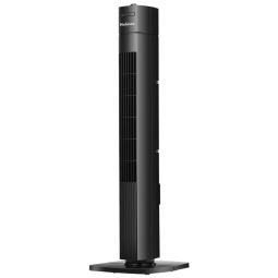 Ventilador de Torre com 3 Velocidades, Temporizador de Desligamento Automático, Aberturas Ajustáveis, 110V HOLMES 31, Preto