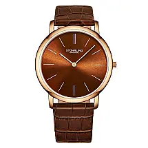 Relógio Masculino Stuhrling Ascot 601 Quartzo 38mm, Marrom