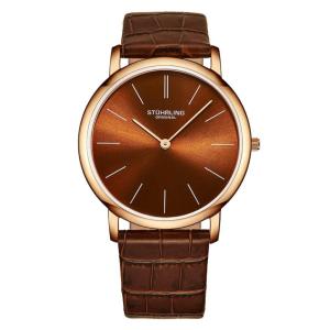 Relógio Masculino Stuhrling Ascot 601 Quartzo 38mm, Marrom