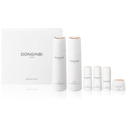 Kit Skincare Anti Envelhecimento com Rotina Completa, 6 Produtos, DONGINBI, Branco