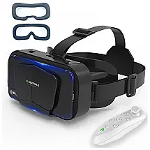 Óculos Realidade Virtual Misi com Controle, MISISI VR gjpl 01, Preto
