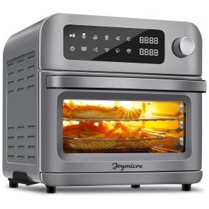 Forno Elétrico de Bancada 12 Litros com Controle Digital, Aço Inoxidável Joymicre, 110V Cinza