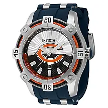 Relgio masculino NFL Chicago Bears - 52 mm. Ao. Azul ZG-42065