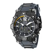 Relógio Masculino Aviator, Invicta 40165, Preto e Azul