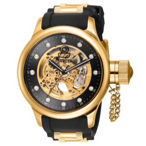 Relgio Masculino Pro Automtico - 51,5mm. Preto. Ouro 39165