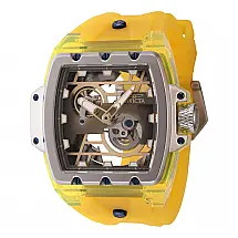 Relógio Masculino Automático Invicta Anatomic com Mostrador Esqueleto 54,6mm, Amarelo ZG44265