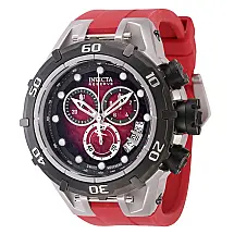 Relgio masculino reserva Subaqua Ocean Warrior Swiss ETA G10.212 calibre - 54 mm. Vermelho 45265