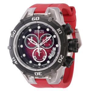 Relgio masculino reserva Subaqua Ocean Warrior Swiss ETA G10.212 calibre - 54 mm. Vermelho 45265