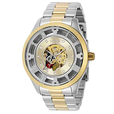 Relógio Masculino Mecânico Mickey Mouse,