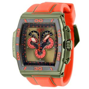 S1 Rally Diablo Swiss Ronda 5040.F Relgio Masculino Calibre - 51mm. Laranja. Verde 43365