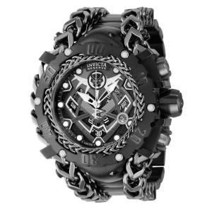 Relgio masculino reserva Marvel Pantera Negra Swiss Ronda Z60 calibre - 58,3 mm. Preto. Titnio 40565