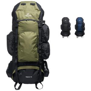 Mochila de Acampamento Camping 75L, Impermeável, TETON SPORTS, Preto