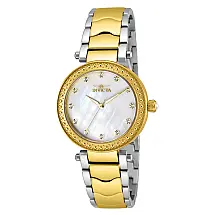 Relógio Feminino Wildflower, Invicta 23965, Dourado e Prata