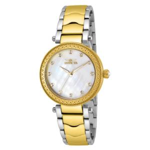 Relógio Feminino Wildflower, Invicta 23965, Dourado e Prata