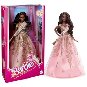 Boneca Barbie Presidente Colecionável com Vestido Rosa e Dourado Cintilante, Barbie