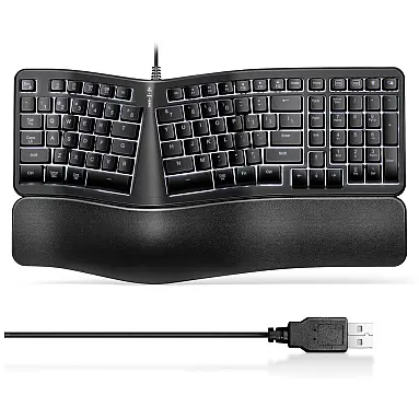 TANSEN Teclado Ergonômico Sem Fio