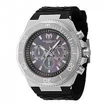 Relgio masculino TechnoMarine Manta Ocean com mostrador de madreprola - 48mm, cor preta.