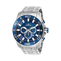 Relógio Masculino Pro Diver SCUBA, Invicta 26075, Prata e Azul