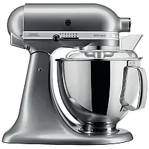 Batedeira Planetária KitchenAid Artisan 5KSM175PSECU 4,8 L 300W Prata Contorno 220V