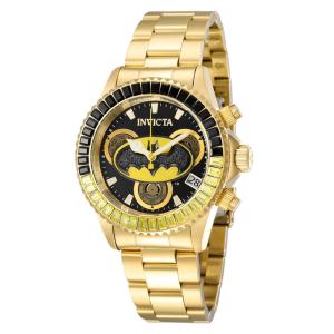 Relógio Feminino DC Comics Batman, Invicta 41275, Dourado