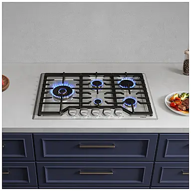 Cooktop a gás 5 queimadores
