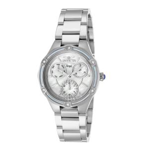 Relógio Feminino Angel com Mostrador em Madrepérola, Invicta 40375, Prata