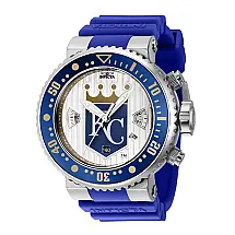 Relgio masculino MLB Kansas City Royals - 52 mm. Azul 42375