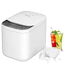 Máquina de Gelo até 14 kg em 24H Portátil, Cor Branca, 110v, VTECHVAT, Branco