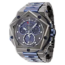 Relgio masculino Helios Reserve Swiss Ronda 8040.N Calibre - 54mm. Titnio. Azul Escuro 44475