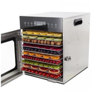 Desidratador de Alimentos Profissional com 10 Bandejas em Aço Inoxidável, 110V 400W, Hakka