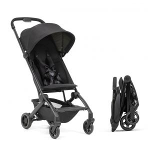 Carrinho de Bebê Joolz Dot Preto Space Black - Ultraleve 5,5 kg, Dobrável com Uma Mão, Capota UPF 50+, Assento Reclinável, Capacidade 22