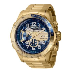 Relógio masculino Invicta Aviator , ouro ZG 36675