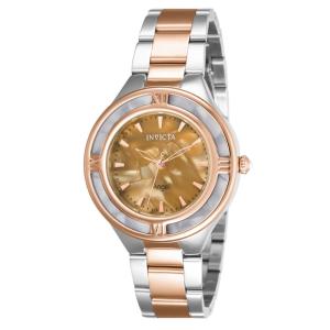 Relgio feminino anjo - 36 mm. Ao. Ouro Rosa 39675