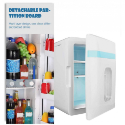 626 Mini Refrigerator Electric Cooler and Warmer 10 Liter Portable Small Fridger Thermoelectric System Exclusive On the Go USB Power Bank