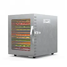 Desidratador de Alimentos Garvee Prata 12 Bandejas Aço Inox Sistema Digital 110V