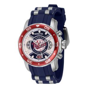 Relgio unissex MLB Minnesota Twins - 38 mm. Ao. Azul 42875