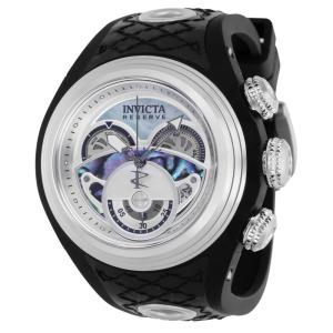 Relógio masculino Invicta Reserve S1 com mostrador abalone , aço, preto 38875