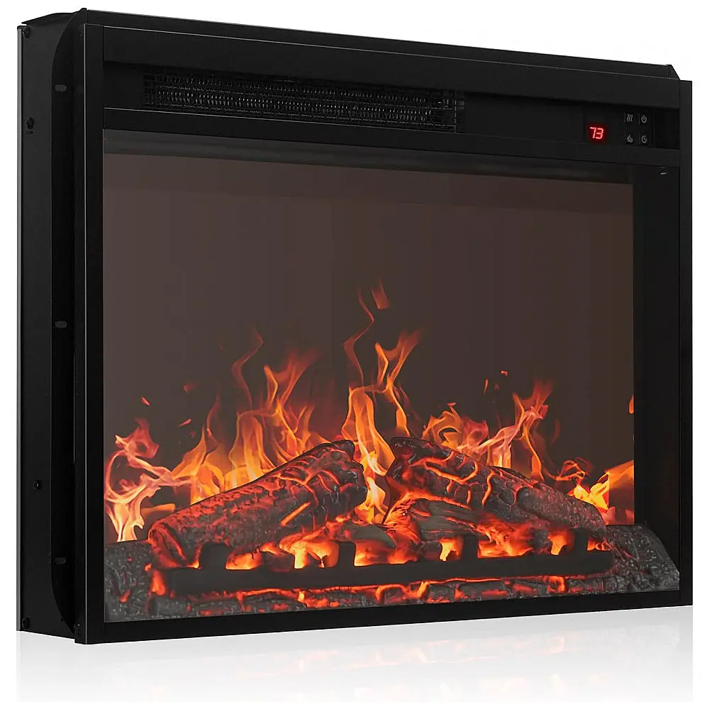 Lareira Elétrica Belleze 61x46cm 1400W Som Crepitar Embutir 110V — foto 2
