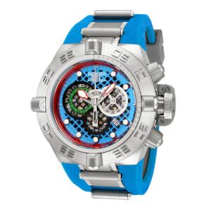 Relgio masculino Subaqua Noma IV Swiss Ronda 5050.E calibre - 50 mm. Ao. Azul. Cinza 10975